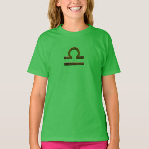 Plocka Färg Libra Zodiac Astrologisk signal T Shirt