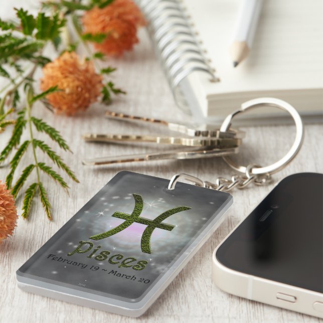 Plocka Färg Pisces Zodiac Astrologisk signal (Högra Framsidan)