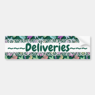 Plocka Färg: Söt Delivery Instructions Butterfly Bildekal