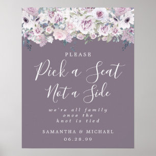 Plocka för Blommigt av passagerare ett säte som in Poster