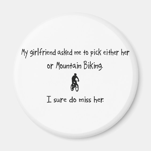 Plocka Girlkompis eller Mountain Biking Magnet (Framsidan)