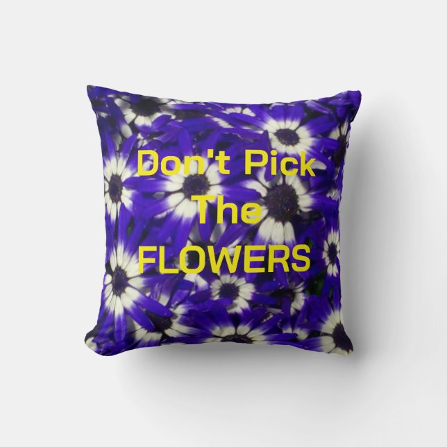 Plocka inte Dekorativ kudde (Framsida)