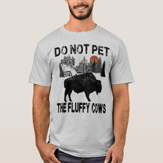 Plocka inte fluffykorna t shirt (Framsida)