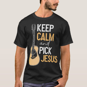 Plocka Jesus Christian Bass Guitar Player Musician T Shirt