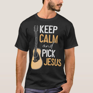 Plocka Jesus Christian Bass Guitar Player Musician T Shirt