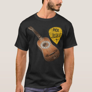 Plocka Jesus Christian Music Pastor Guitar T-Worsh T Shirt