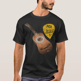Plocka Jesus Christian Music Pastor Guitar T-Worsh T Shirt