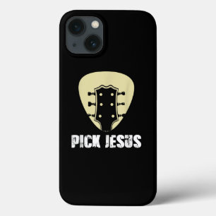 Plocka Jesus Religiösa Musician Gift Idea Guitar