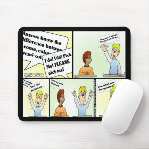 Plocka Me Black Mouse Pad Musmatta