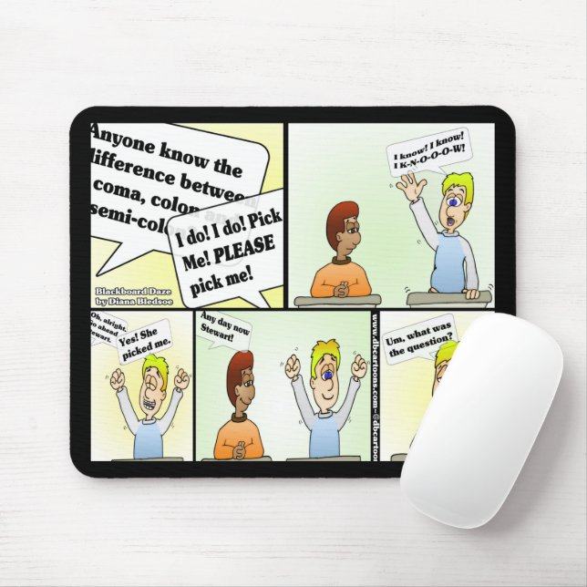 Plocka Me Black Mouse Pad Musmatta (Med mus)