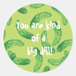 Plocka mig Finare! Runt Klistermärke