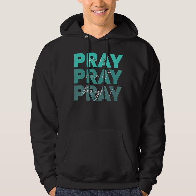 Plocka över den rocka genom den kristna hoodie (Framsida)