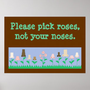 Plocka Ro ej Neoses Poster