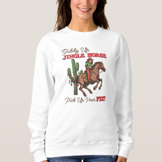 Plocka upp dig med Jingle Horse, Cowboy T Shirt (Framsida)