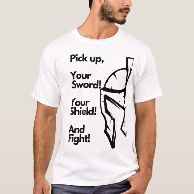 Plocka upp dig själv - motivation T-Shirt (Framsida)