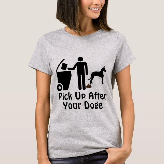 Plocka Upp Efter Din Doge T-Shirt (Framsida)