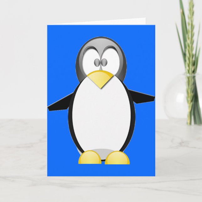 Plocka upp en penquin kort (Framsida)