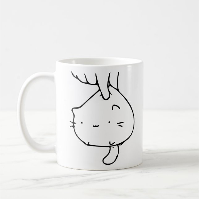 Plocka upp katt kaffemugg (Vänster)