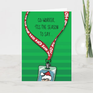 Plocka upp min julklapp för medarbetare i Slack Helgkort