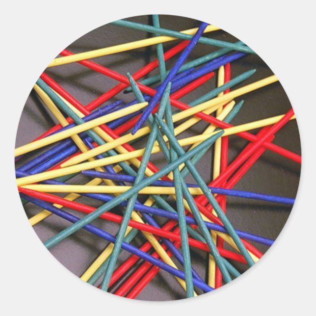 Plocka upp-stift runt klistermärke (Framsida)