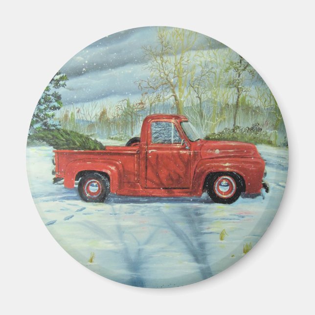 Plocka upp Träd till jul Magnet (Framsidan)