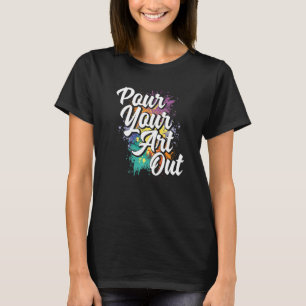 Plocka ut målningsmålningsfärgen Färg T Shirt