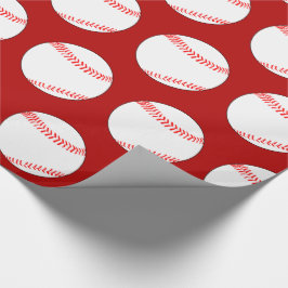 Plocka Valfri Färg Baseball Party Gift Wrapping Pa Presentpapper