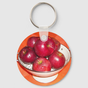 Plockade äpplen nyckelring