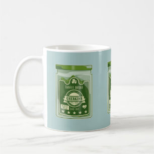 Plockade Gherkins Burk-papp Kaffemugg