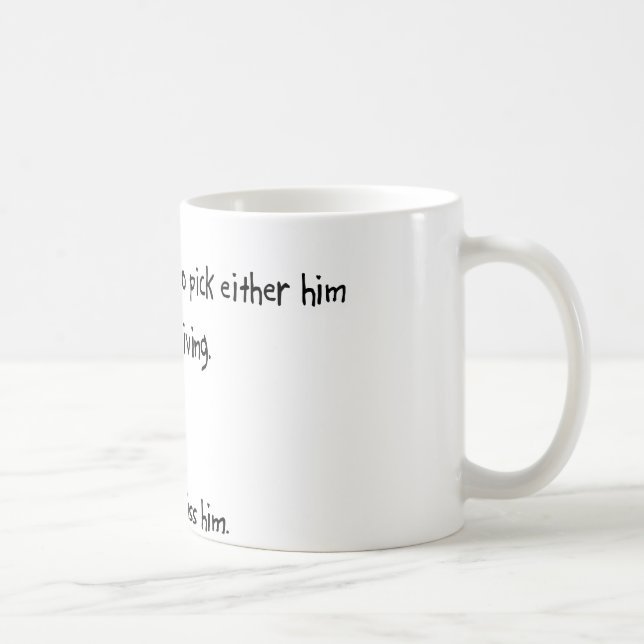 Plockamake eller dyka kaffemugg (Höger)