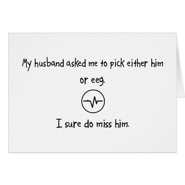 Plockamake eller EEG Hälsningskort (Framsidan Horizontal)