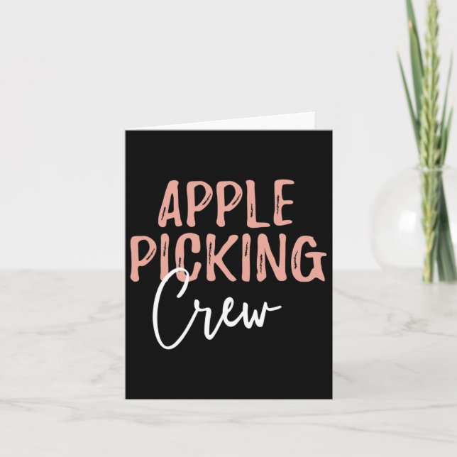 Plockan Apple Picking Crew Apple Picking Outfit Ap Kort (Framsida)