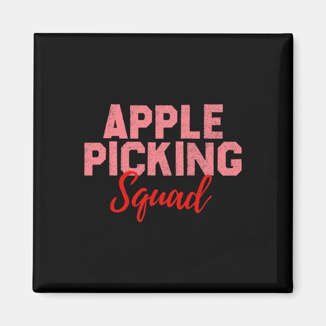 Plockan Apple Picking Crew Apple Picking Outfit Ap Magnet (Framsidan)