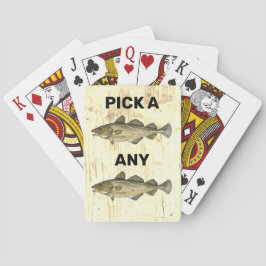 Plockan Cod Fishing Pun är en kortskämt Casinokort