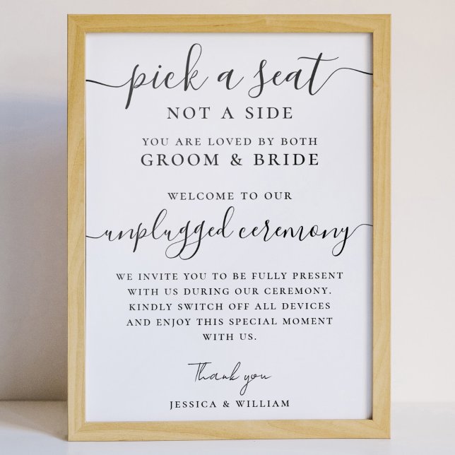 Plockan för Ceremony med opluggat bröllop är ett s Poster (Skapare uppladdad)