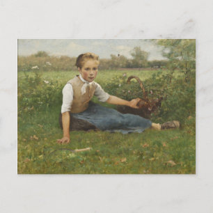 Plockblommor 1882 vykort