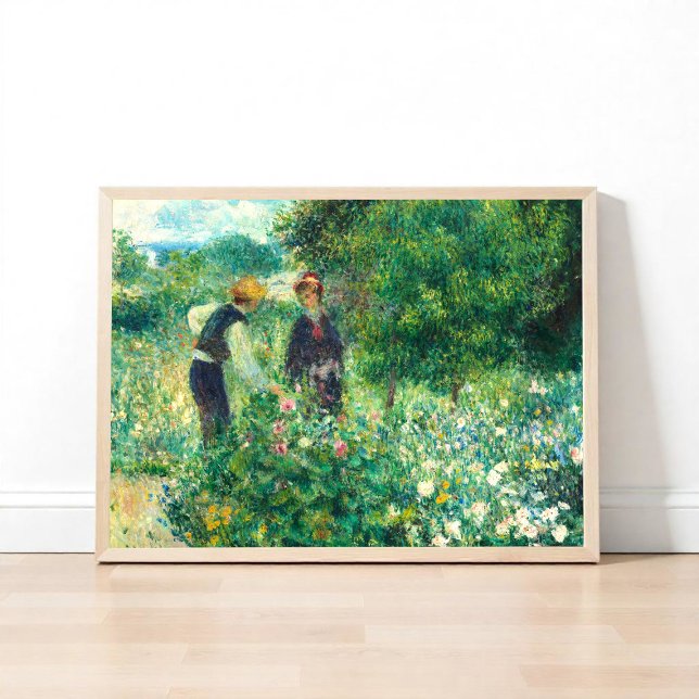 Plockblommor av Auguste Renoir Impressionist Poster (Skapare uppladdad)