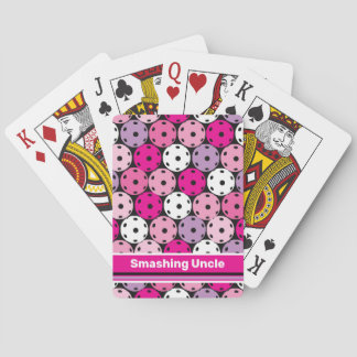 Plockbollar, vita och lila, rosa, spel casinokort
