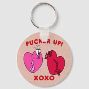 Plockera Valentine Hearts-Nyckelringen Nyckelring