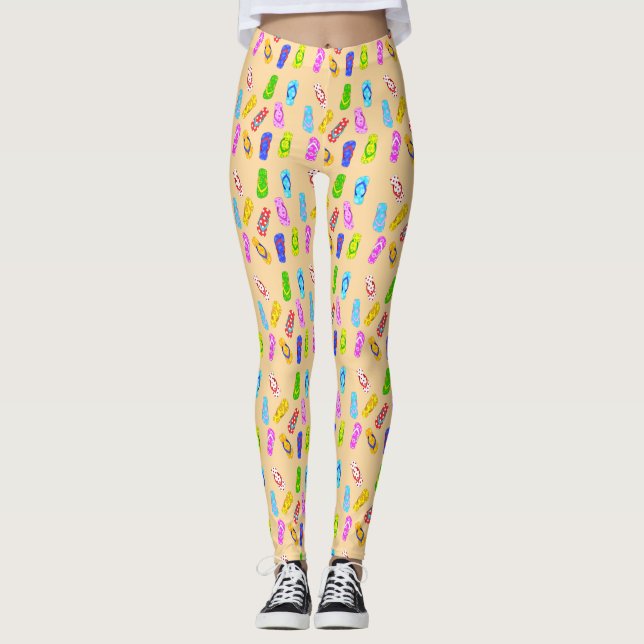 Plockfjäll, Mönster Leggings (Framsida)