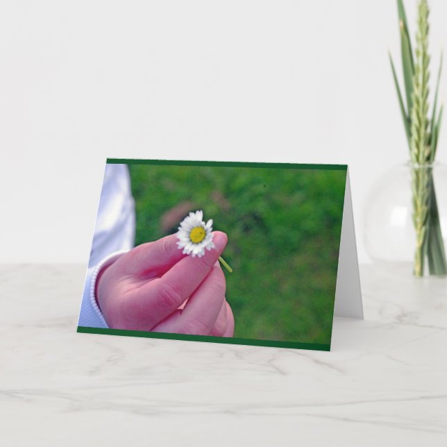 Plockkort för daisy tack kort (Framsida)