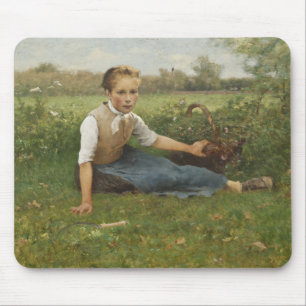 Plockning blommar 1882 musmatta