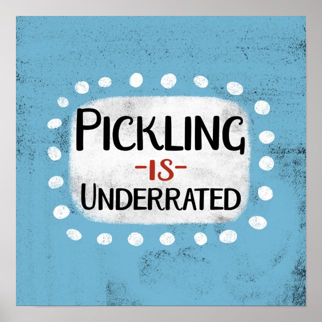 Plockningen är underskattad Poster väggkonst (Framsidan)