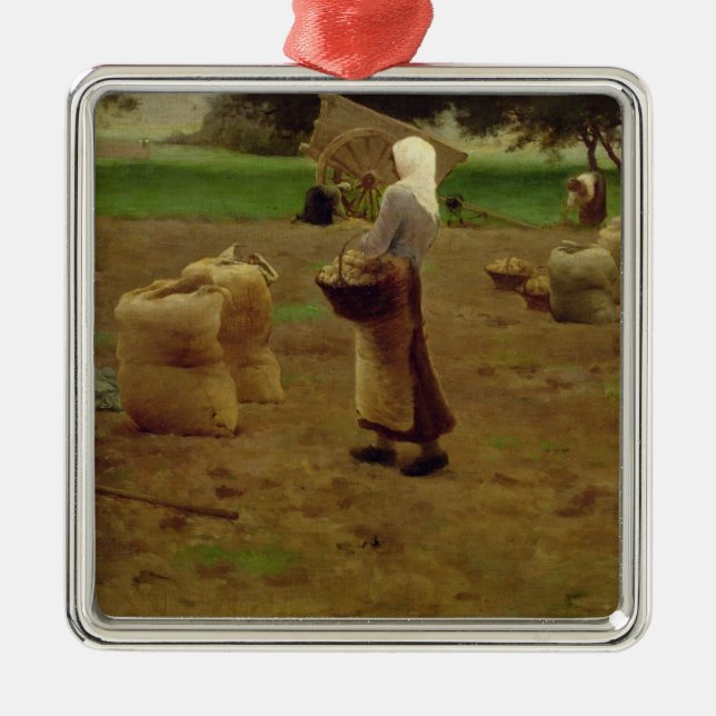 Plockningpotatisar Julgransprydnad Metall (Framsidan)