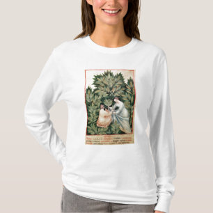 Plockningvis man för två kvinnor, från 'Tacuinu T Shirt