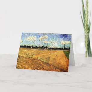 Plogad åker (Fårorna) av Vincent van Gogh Kort