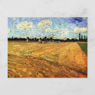 Ploged Fält (Furrows) av Vincent van Gogh Vykort