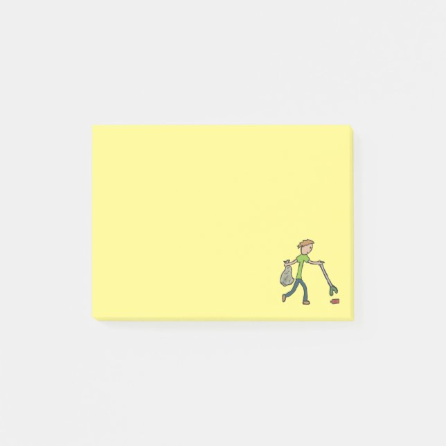 Plogg- och Litterplockning Post-it Block (Framsida)