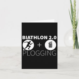 Plogging Biathlon 2.0 jogging och miljövård Kort