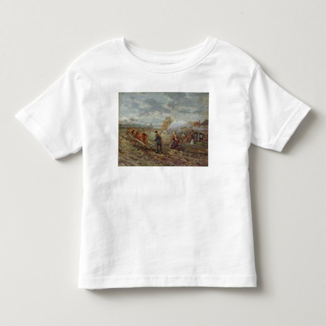 Plöja för vinter tee shirt (Framsida)